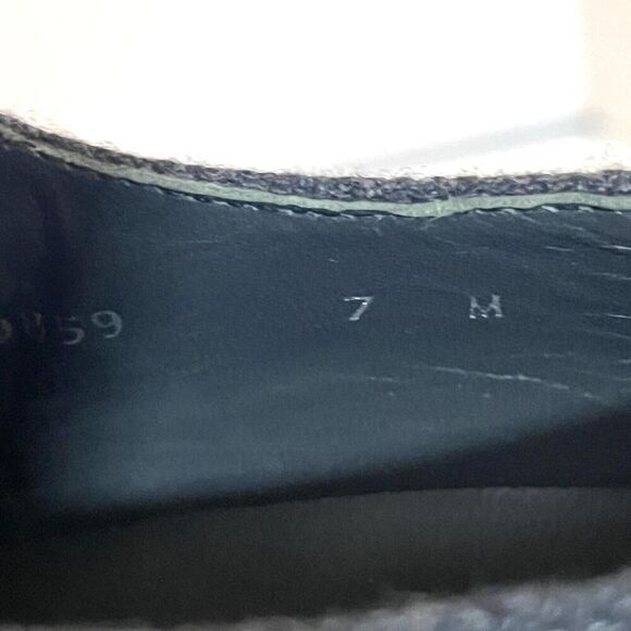 Stuart Weitzman Womens Leather and Flannel Lace Up Oxford Pumps Size 7 - Picture 8 of 10